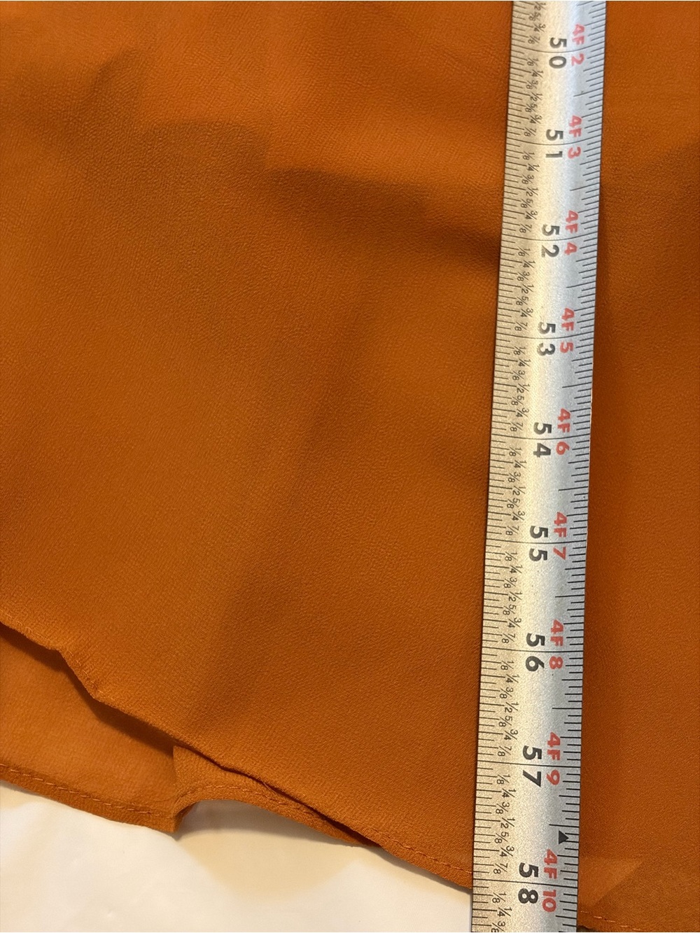 Baltic Born Rust Orange Ruffle Maxi Dress - Picture 7 of 11